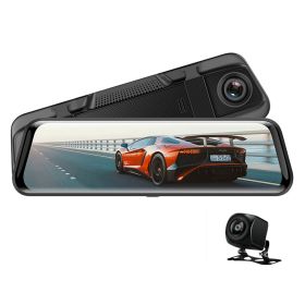 10'' Car 1080P 140Â¬âˆž Dual Lens Auto DVR Mirror Dash Cam Recorder Anti-glare Glass