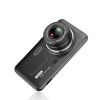 D207 Car DVR Camera 4" Dual Lens Night Vision Rear View Camera G-Sensor Dash Cam Video Recorder Registrar Parking Monitor Night Vision G-S built in 32