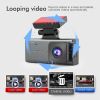 2K Dual Dash Cam Recorder W/ Wifi GPS APP Connect Loop Recording 150Â¬âˆž Wide Angle