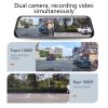 10'' Car 1080P 140Â¬âˆž Dual Lens Auto DVR Mirror Dash Cam Recorder Anti-glare Glass