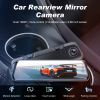 10'' Car 1080P 140Â¬âˆž Dual Lens Auto DVR Mirror Dash Cam Recorder Anti-glare Glass