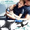 DROCON DC-65 Foldable Mini RC Drone for Kids (Blue)