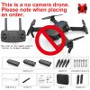 E88 RC Drone WIFI FPV With HD Dual Camera RC Foldable Mini Quadcopter Helicopter Height Hold Dron Gift Toys With 3 Battery